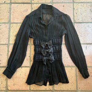 Vintage Jean Paul Gaultier Silk Top